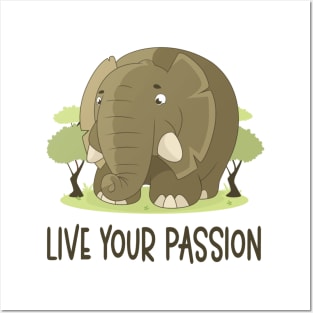 Live Your Passion - Positive Mindset Posters and Art